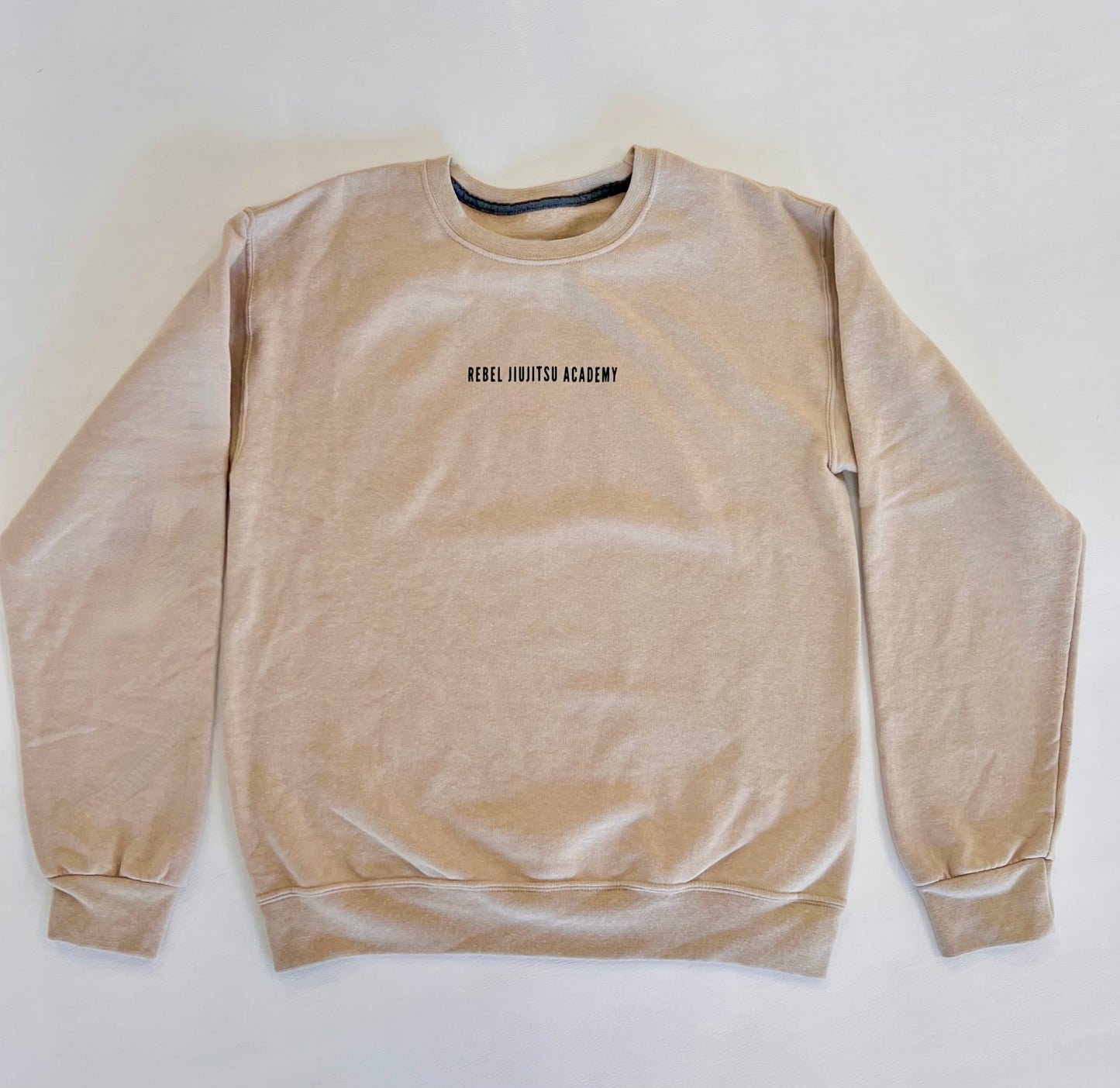 TAN CREW NECK SWEATSHIRT