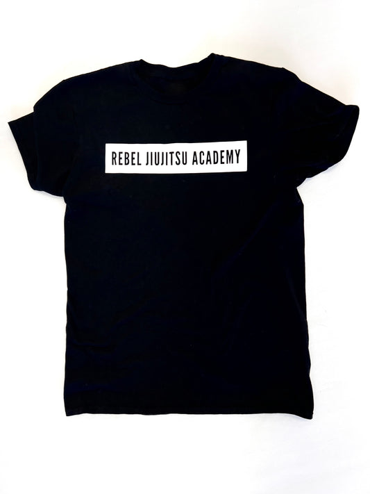 REBEL JIUJITSU ACADEMY BAR TSHIRT (BLACK)